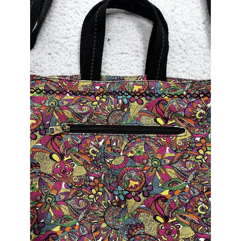 Sakroots Multicolor Adjustable Strap Tote Bag Purse - Picture 2 of 16